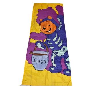Vtg 73x28 Banner Door Cover Winnie The Pooh Bear HUNNY‎ POT Disney HALLOWEEN